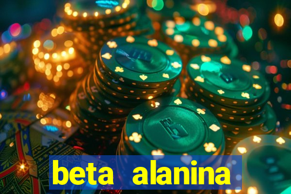 beta alanina aumenta a pressao